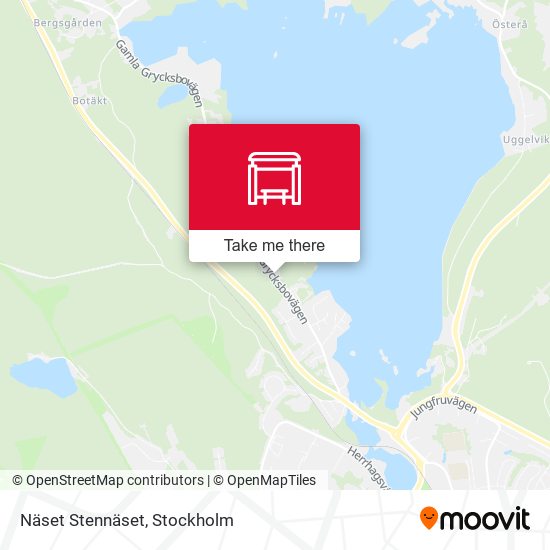 Näset Stennäset map