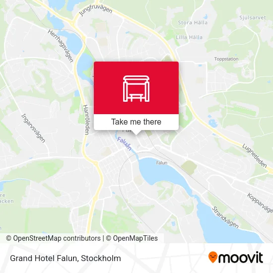 Grand Hotel Falun map
