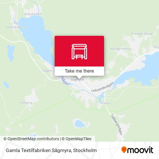 Gamla Textilfabriken Sågmyra map
