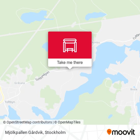 Mjölkpallen Gårdvik map