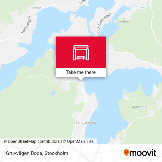 Gruvvägen Boda map