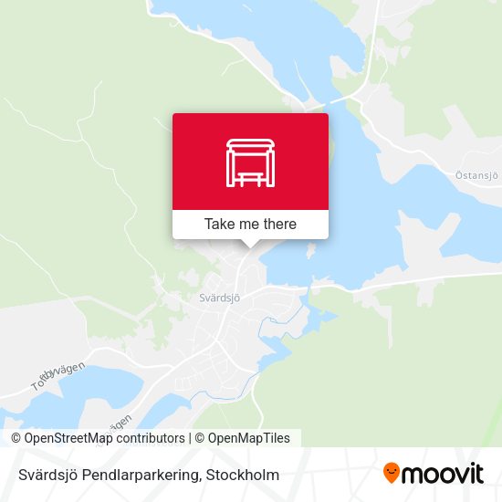 Svärdsjö Pendlarparkering map