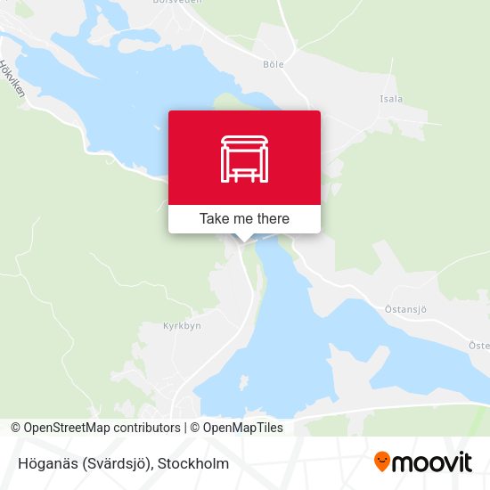 Höganäs (Svärdsjö) map