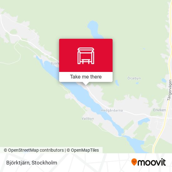 Björktjärn map