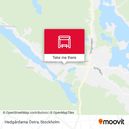 Hedgårdarna Östra map