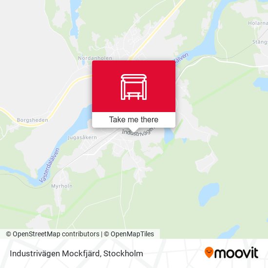 Industrivägen Mockfjärd map