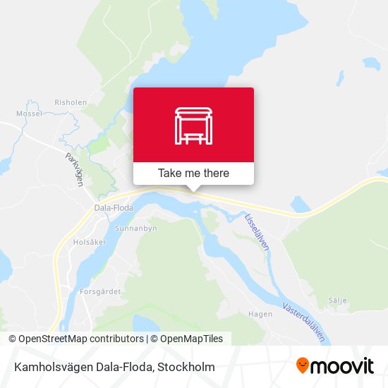 Kamholsvägen Dala-Floda map
