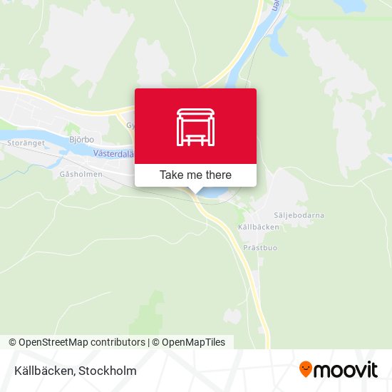 Källbäcken map