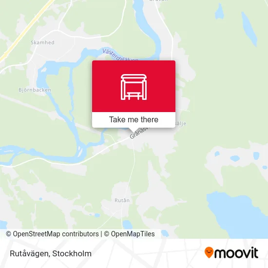 Rutåvägen map