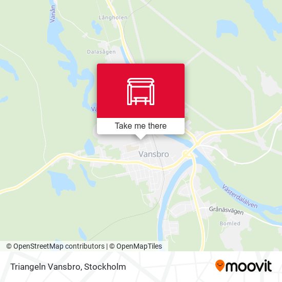 Triangeln Vansbro map