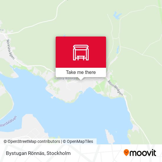 Bystugan Rönnäs map