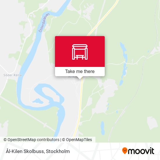 Ål-Kilen Skolbuss map