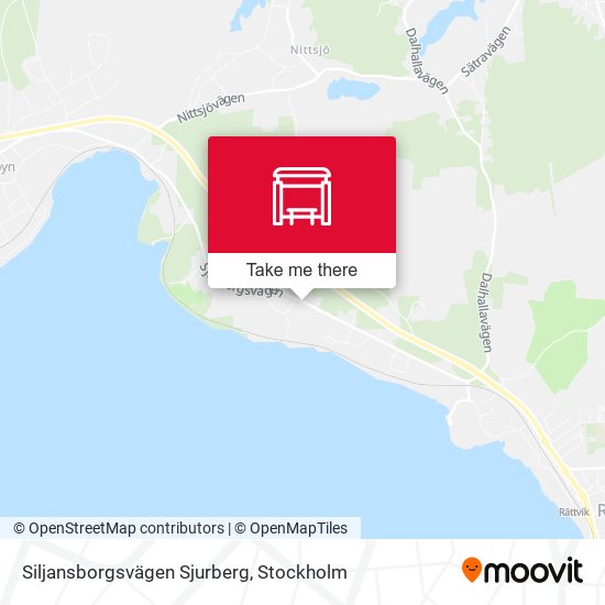 Siljansborgsvägen Sjurberg map