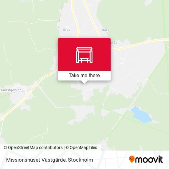 Missionshuset Västgärde map