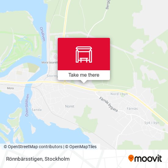 Rönnbärsstigen map