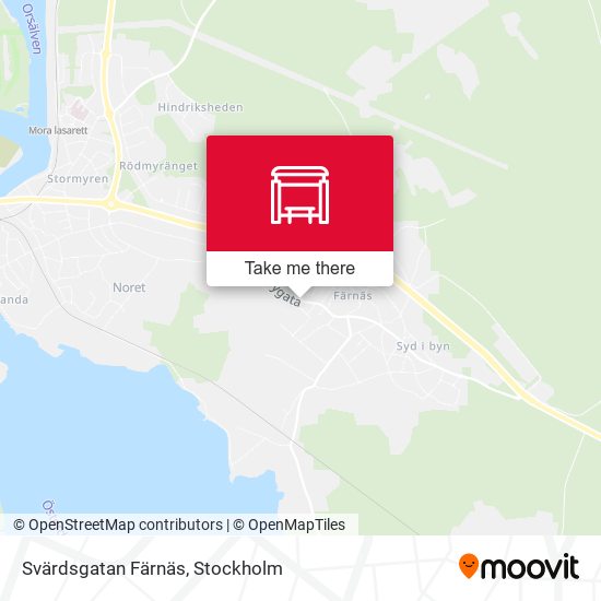 Svärdsgatan Färnäs map