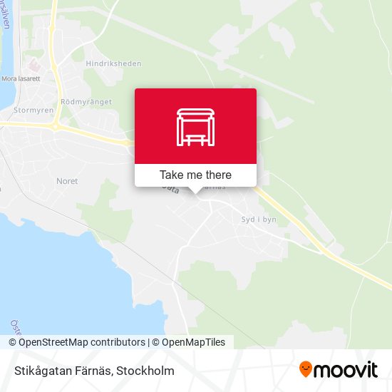 Stikågatan Färnäs map