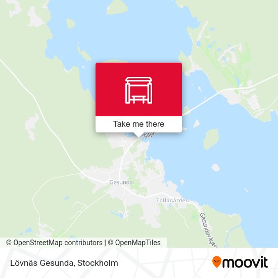 Lövnäs Gesunda map