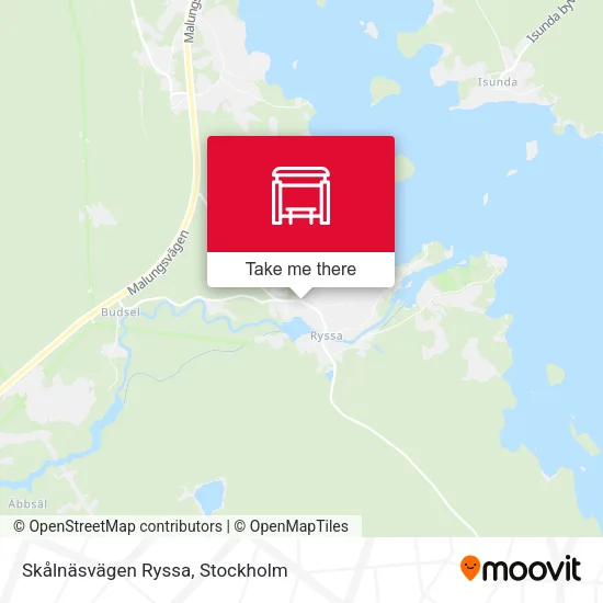Skålnäsvägen Ryssa map