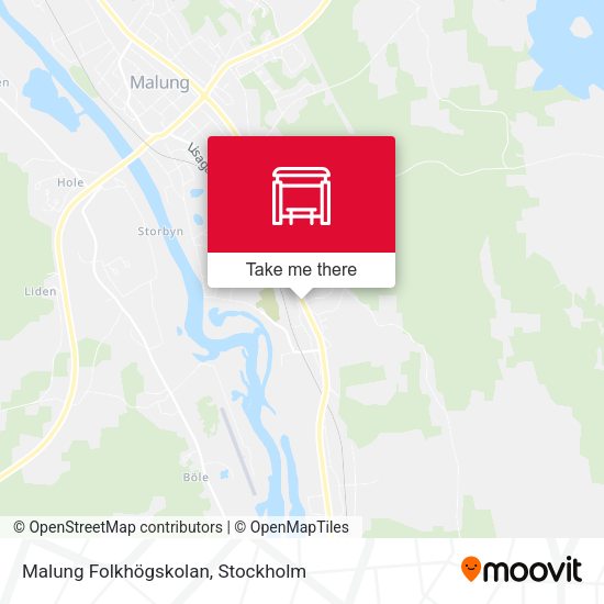 Malung Folkhögskolan map