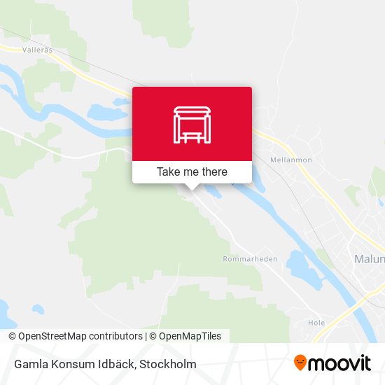 Gamla Konsum Idbäck map