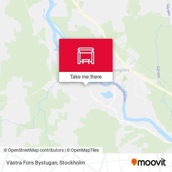 Västra Fors Bystugan map