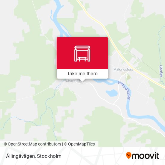Ällingåvägen map