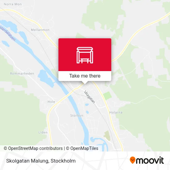Skolgatan Malung map