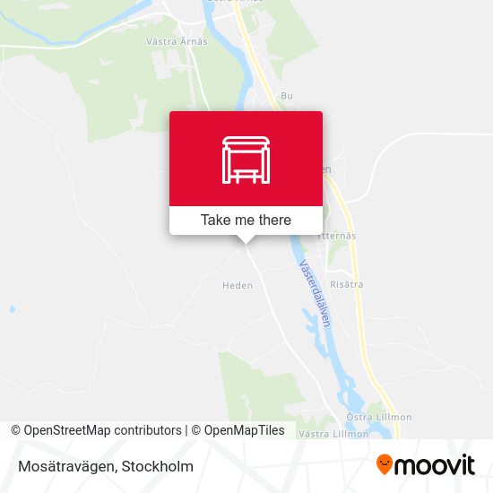Mosätravägen map