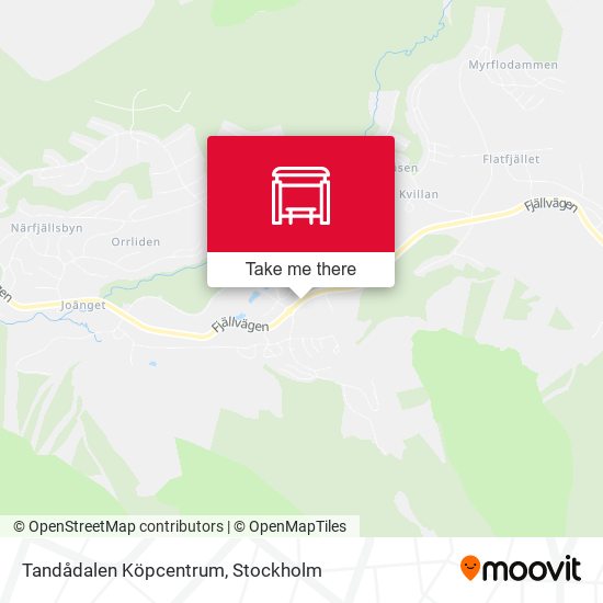 Tandådalen Köpcentrum map