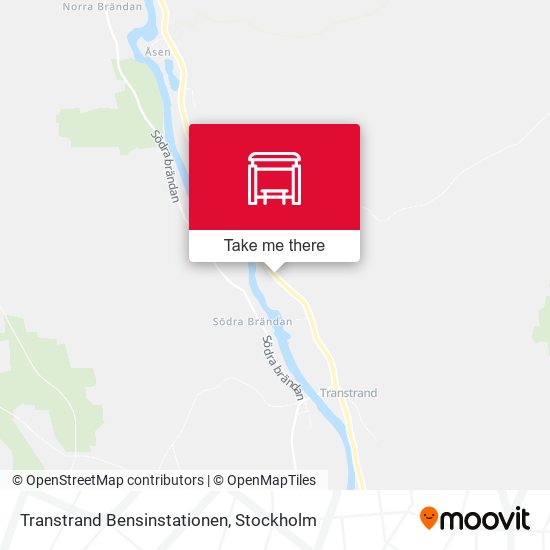 Transtrand Bensinstationen map