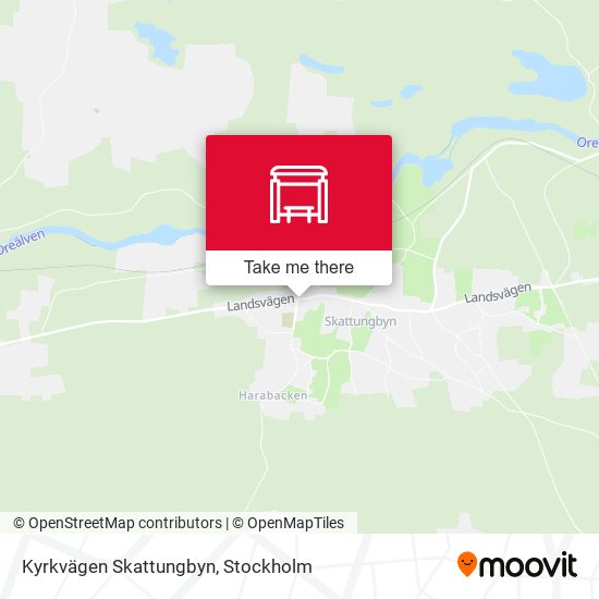 Kyrkvägen Skattungbyn map