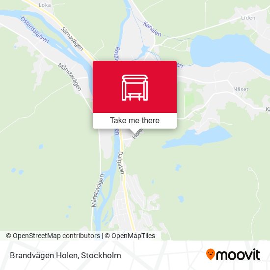 Brandvägen Holen map