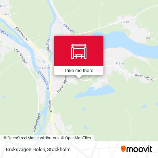 Bruksvägen Holen map