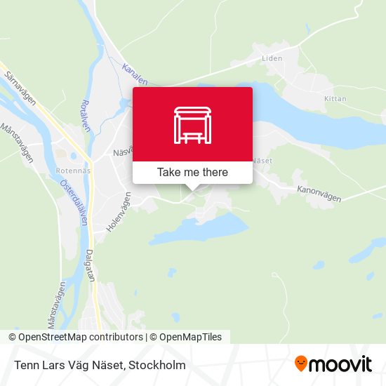 Tenn Lars Väg Näset map