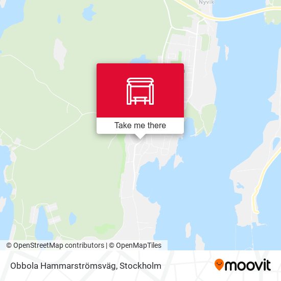 Obbola Hammarströmsväg map