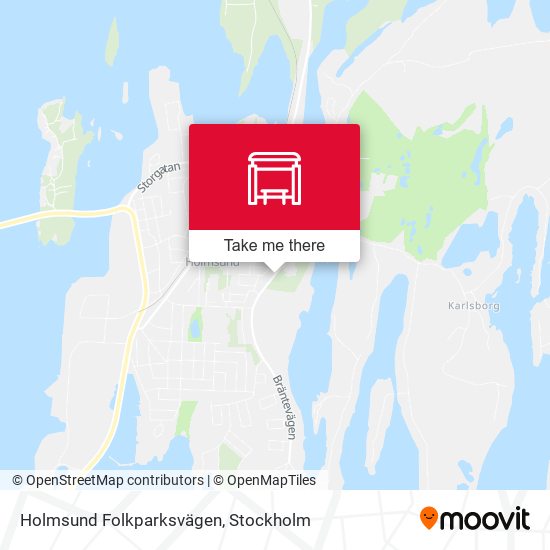 Holmsund Folkparksvägen map