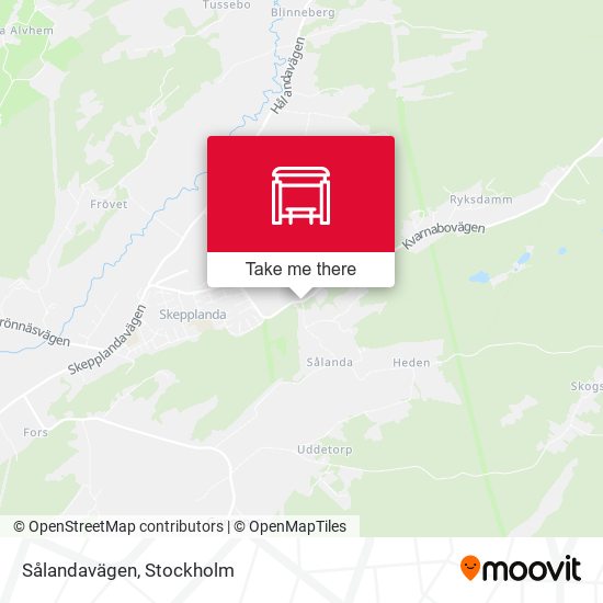 Sålandavägen map