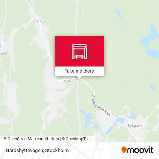 Gärdshyttevägen map