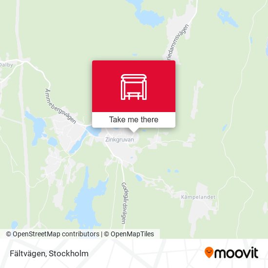 Fältvägen map