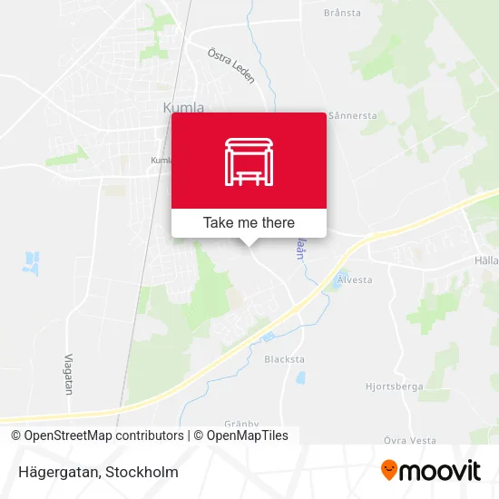 Hägergatan map