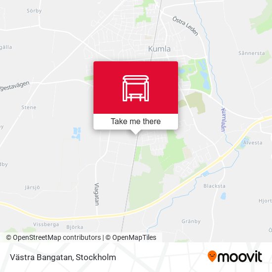 Västra Bangatan map