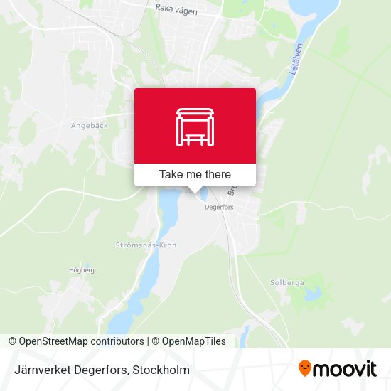 Järnverket Degerfors map