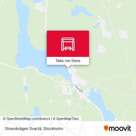 Strandvägen Svartå map