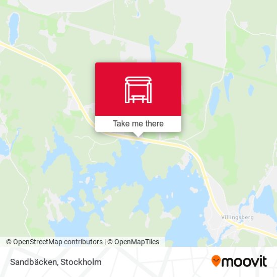 Sandbäcken map