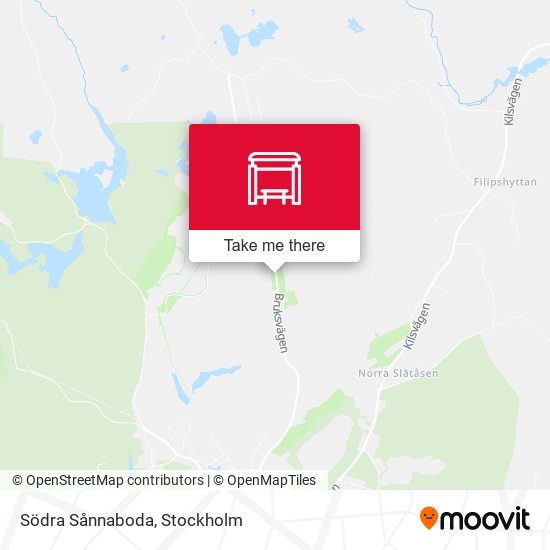 Södra Sånnaboda map