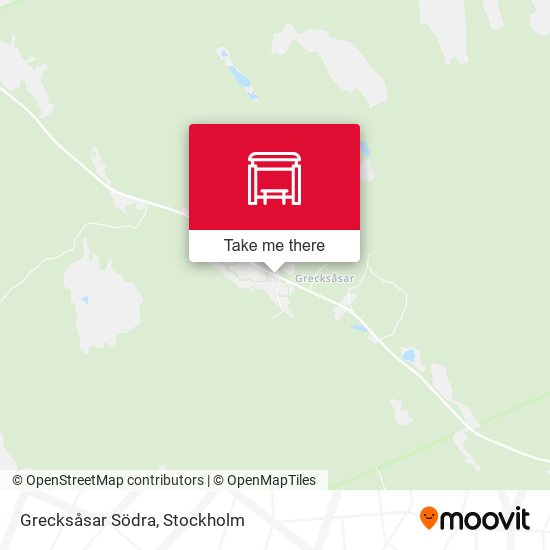 Grecksåsar Södra map