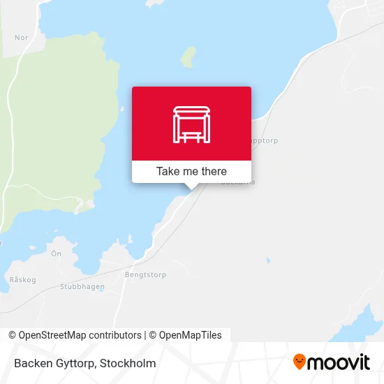 Backen Gyttorp map