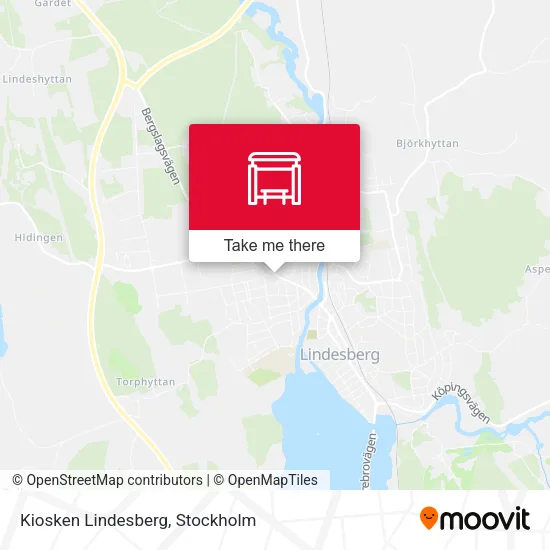 Kiosken Lindesberg map