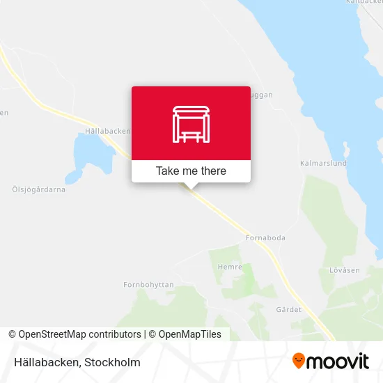 Hällabacken map